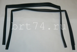 УПЛОТНИТЕЛИ опускного стекла ("бархотка") задней правой, левой двери верхний ВАЗ-2111 Универсал комплект 2 шт.